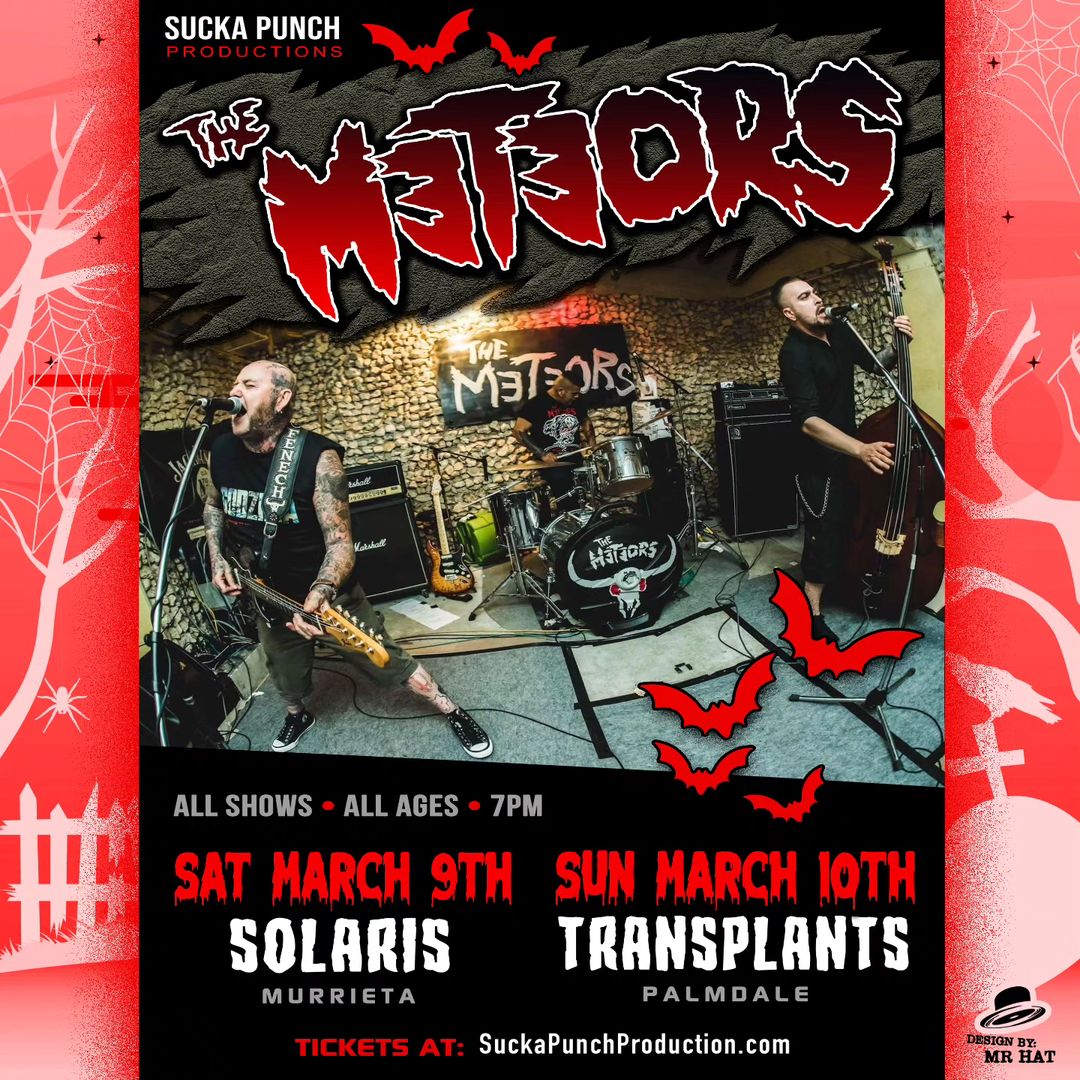 The Meteors at Solaris March 9th