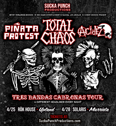 Total Chaos live at Solaris April 28th