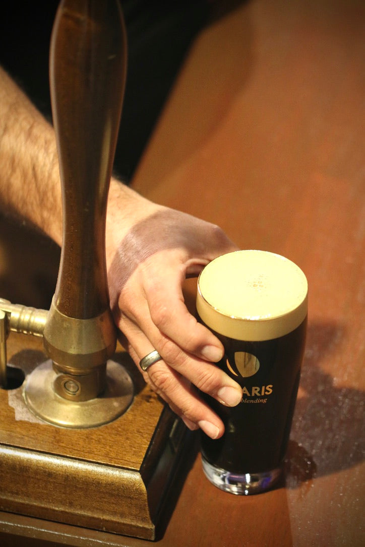 Cask Beer & Barrel-aged craft beer at the brewery.